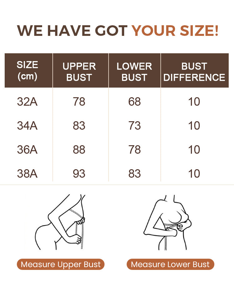 Women's Non-Slip Front Closure Strapless Bra