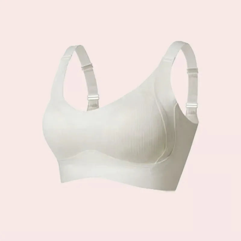 ⏰Last Day 49%Off🏆️- OEAK Women's Ribbed Push Up Adjustable Wireless Bra