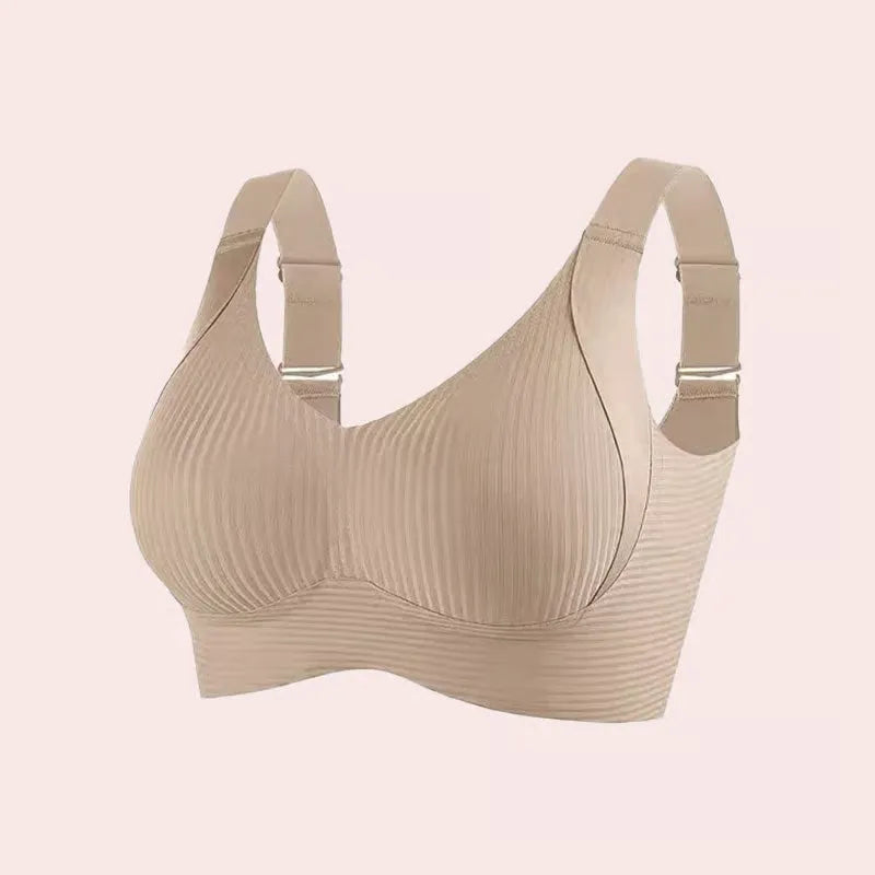 ⏰Last Day 49%Off🏆️- OEAK Women's Ribbed Push Up Adjustable Wireless Bra
