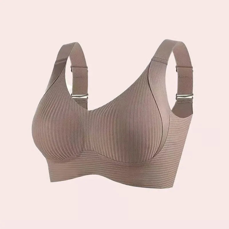 ⏰Last Day 49%Off🏆️- OEAK Women's Ribbed Push Up Adjustable Wireless Bra