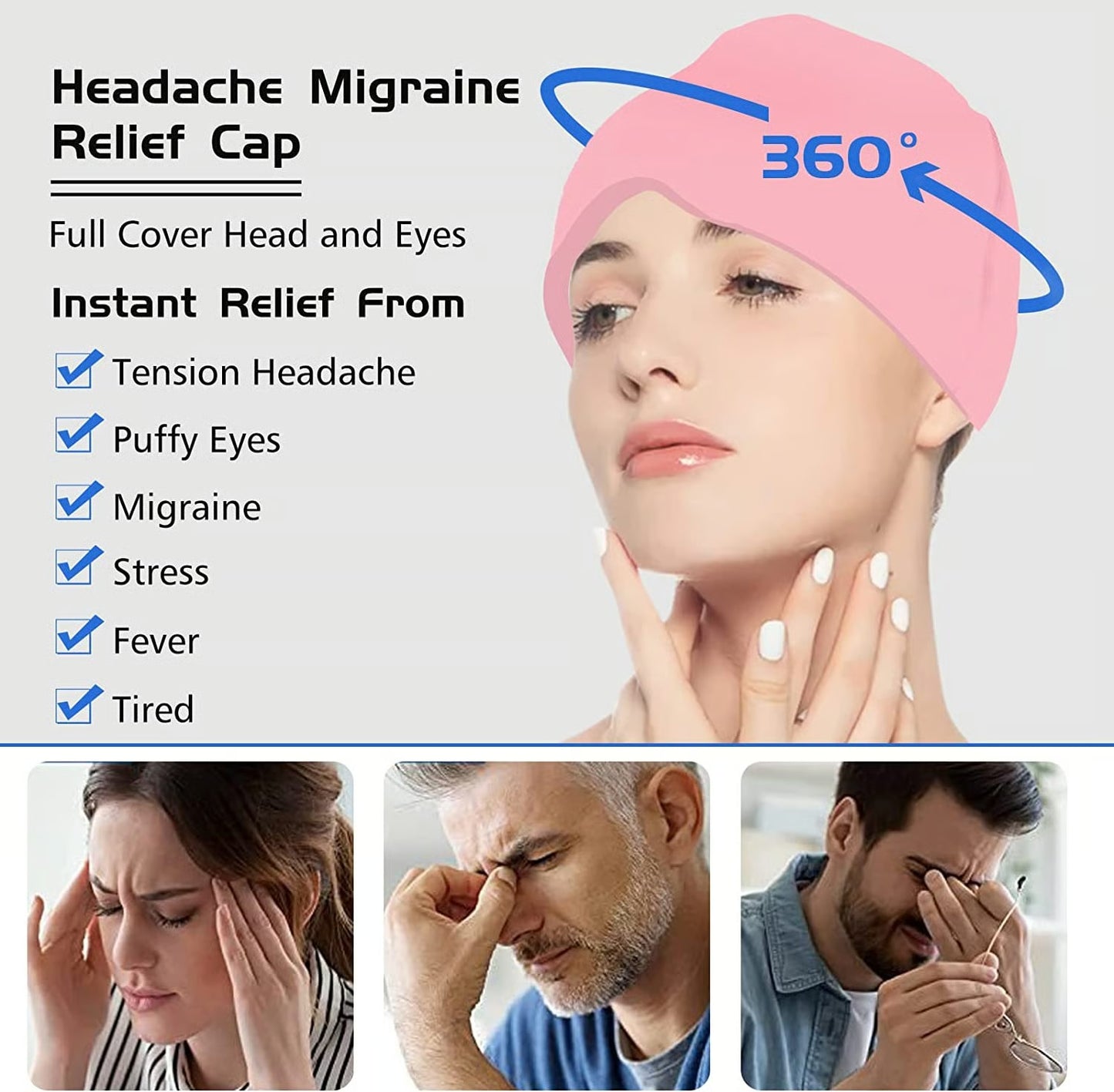 🔥🔥Compressed Therapy Headache - Migraine Relief Cap