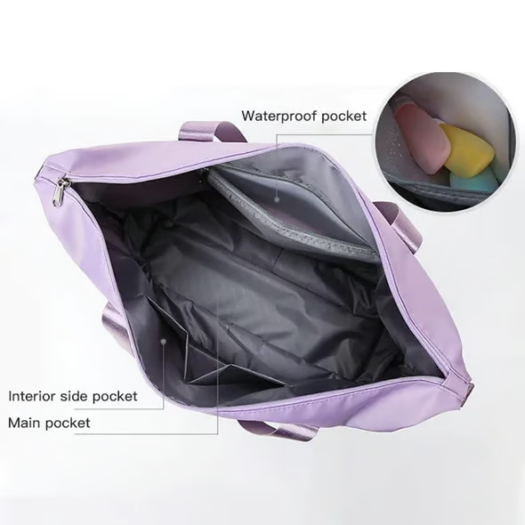 ✨SUMMER Sale🎁-High-capacity Double-layer Wet Separation Travelling Bag