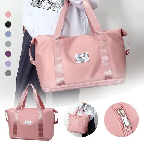 ✨SUMMER Sale🎁-High-capacity Double-layer Wet Separation Travelling Bag