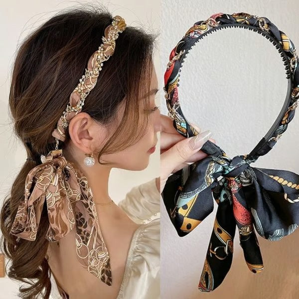 Satin Fabric Hair Bands-🎉Buy 1 Get 1 Free🎉