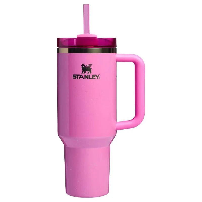 Stanley's Tumbler Cup: with insulated walls keeps drinks Cold for 11 hours, Hot for 7 hours and Iced for 48 hours