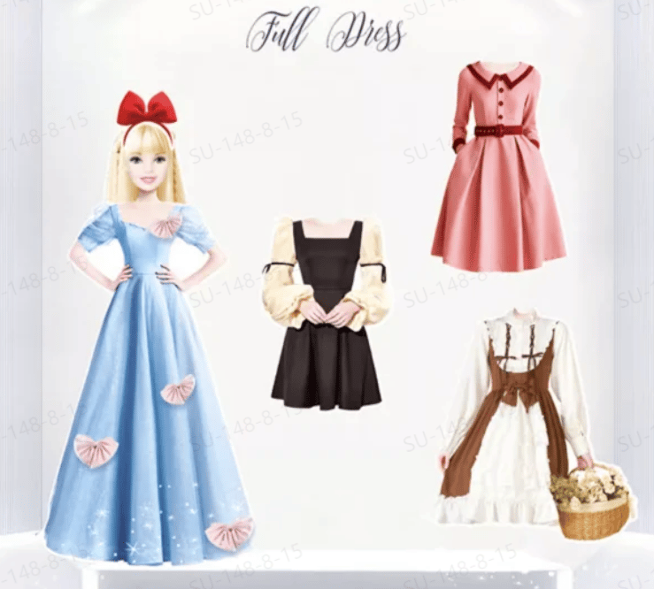 Magnetic Princess Dress-Up Set💕