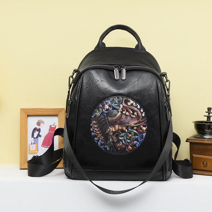 TuskTale™ – Ethnic Elephant Leather Backpack