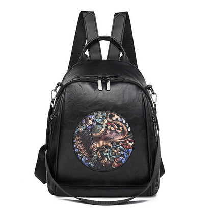 TuskTale™ – Ethnic Elephant Leather Backpack