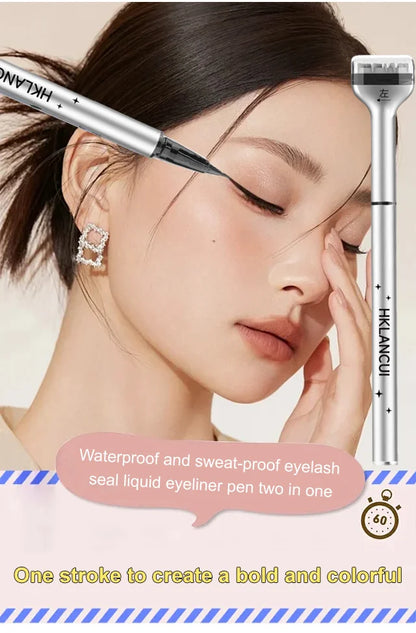 Dual-Ended Waterproof Eyelash Stamp Eyeliner Pen {সারাদেশে ফ্রি ডেলিভারি}