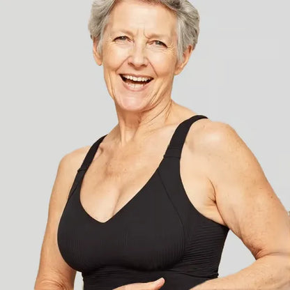 ⏰Last Day 49%Off🏆️- OEAK Women's Ribbed Push Up Adjustable Wireless Bra