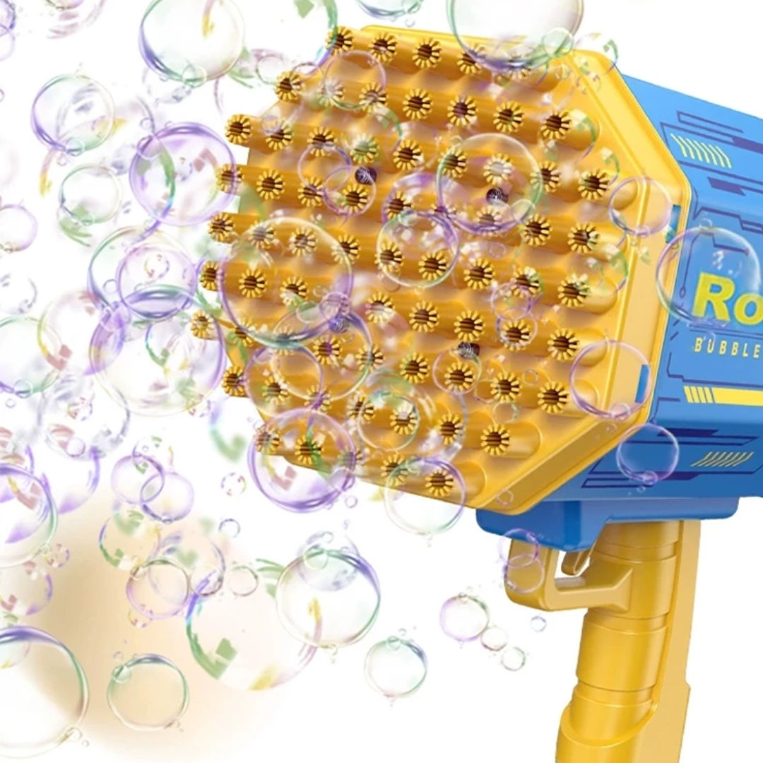 Kletshuts™ BubbleGun – Automatic Soap Rocket Bubble Gun Blower Toy