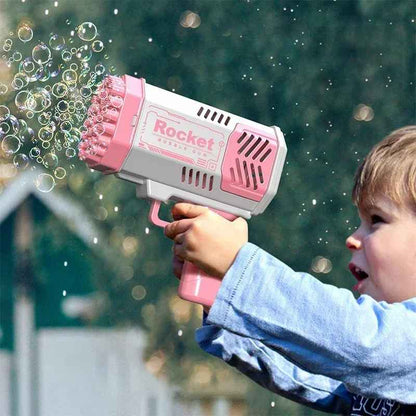 Kletshuts™ BubbleGun – Automatic Soap Rocket Bubble Gun Blower Toy