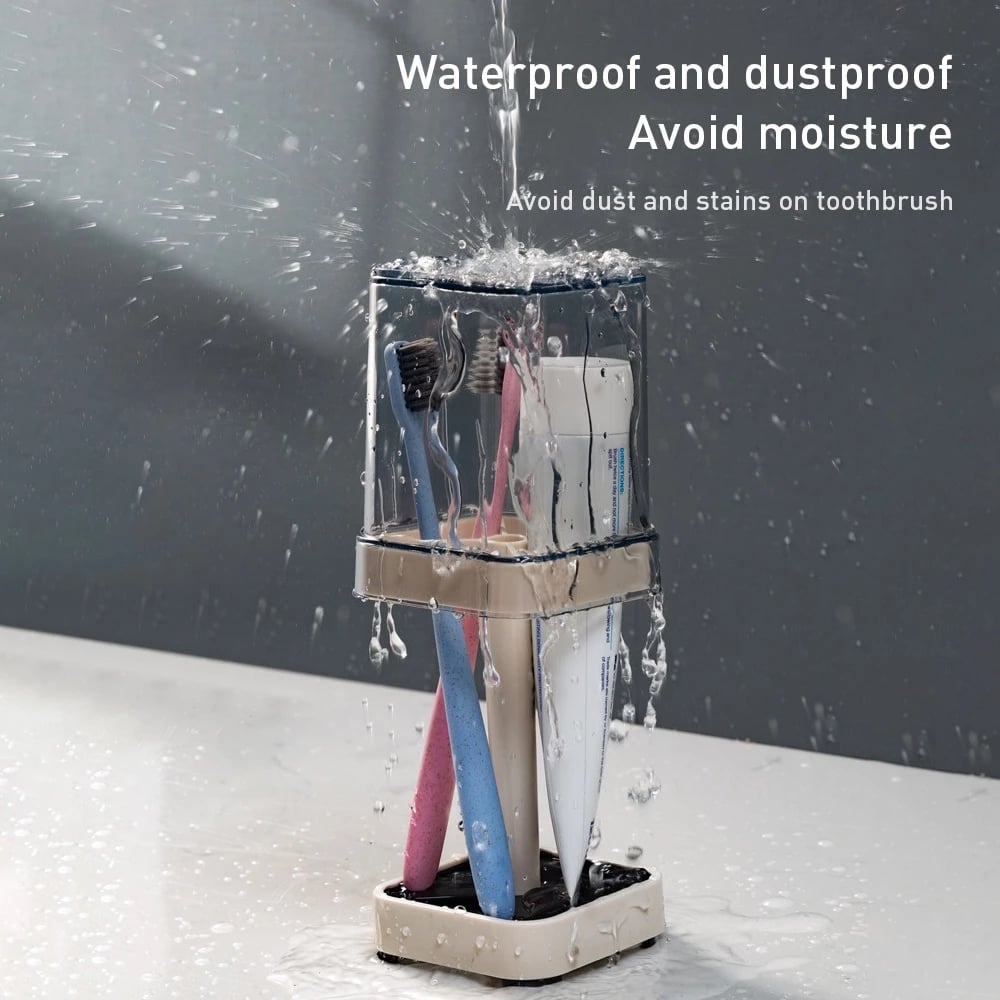 Stylish Toothbrush Holder with Cover