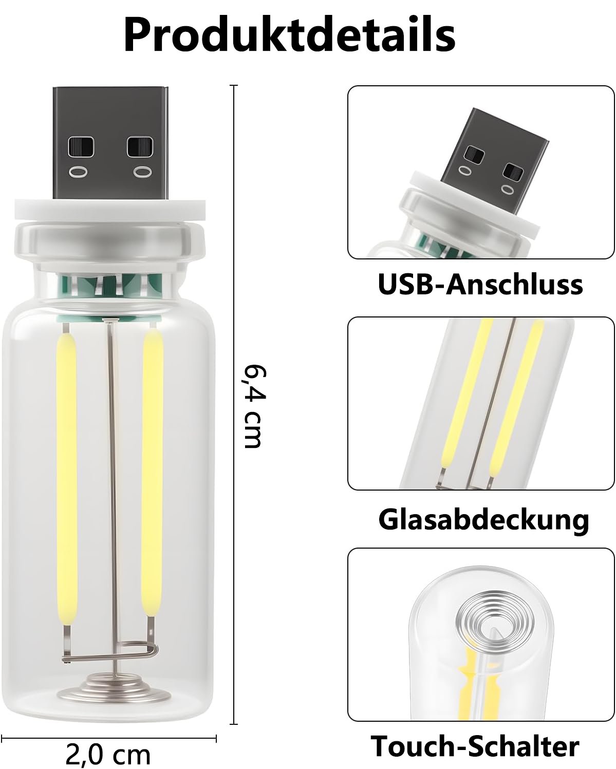 💡USB night light bulb for the car--Buy 1 get 1 free