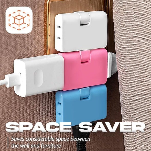 180 Degrees Rotatable Socket Converter , 3pcs