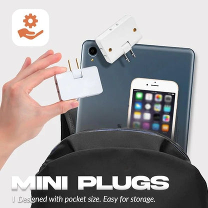 180 Degrees Rotatable Socket Converter , 3pcs