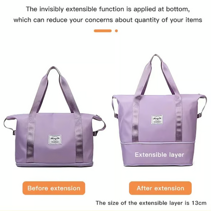 ✨SUMMER Sale🎁-High-capacity Double-layer Wet Separation Travelling Bag