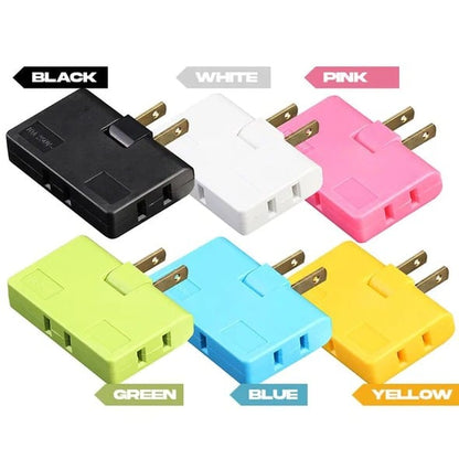 180 Degrees Rotatable Socket Converter , 3pcs