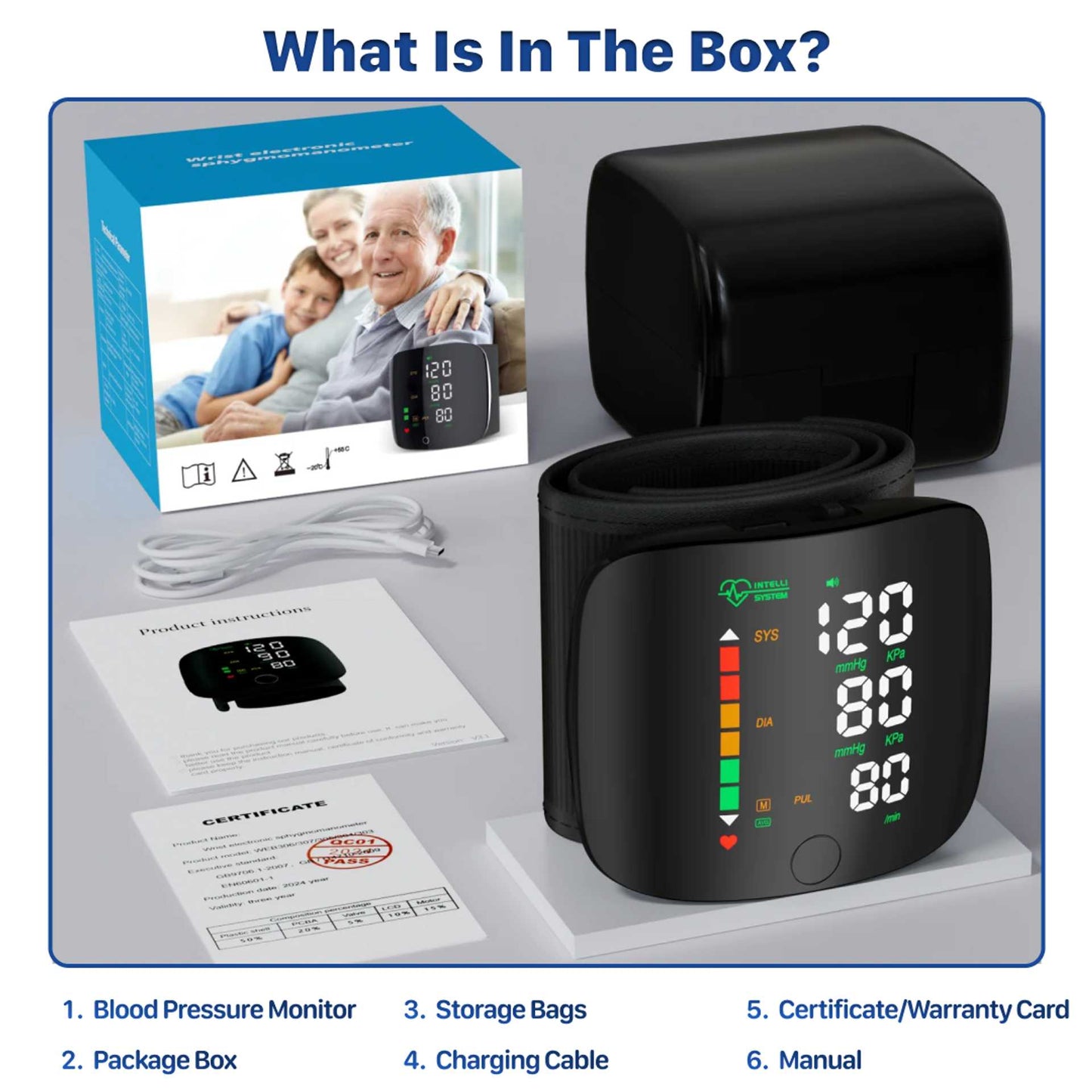 ⚡Wrist Blood Pressure Monitor