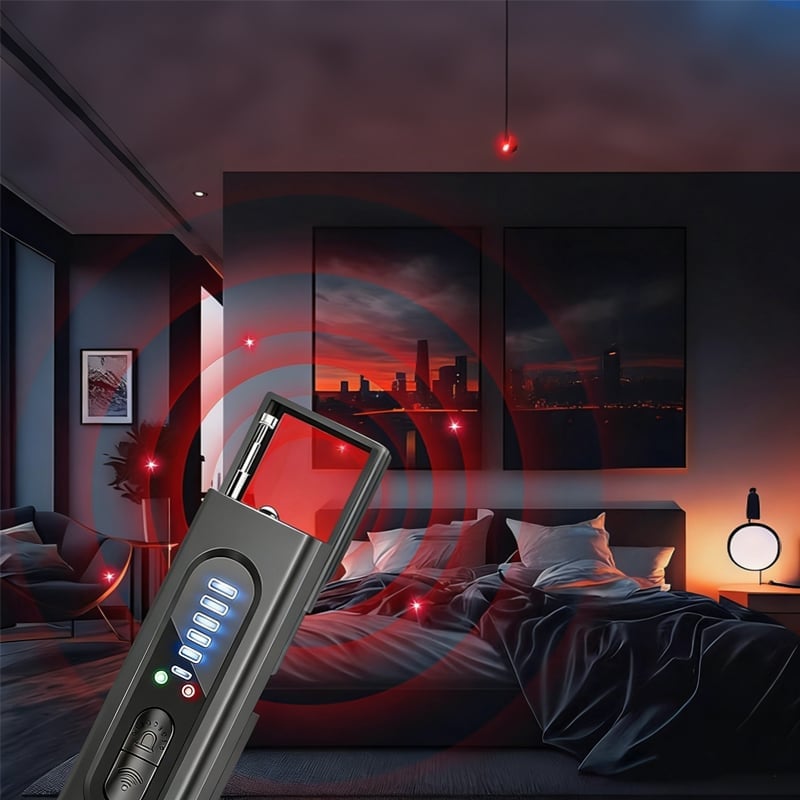 Portable Anti-Spy Camera Detector & RF Signal Scanner