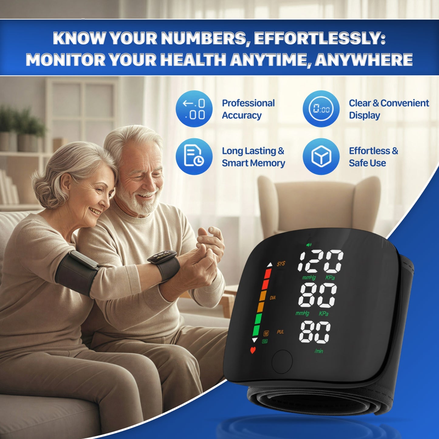 ⚡Wrist Blood Pressure Monitor