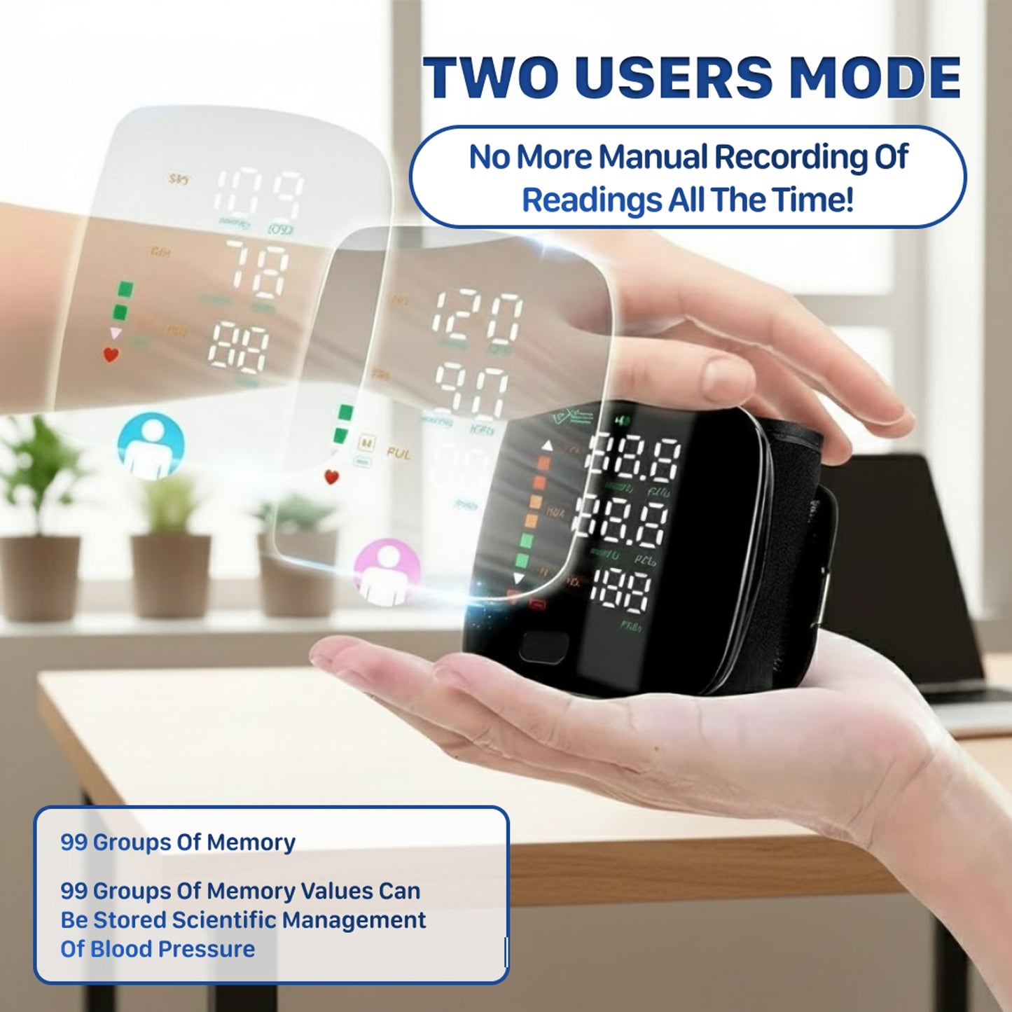 ⚡Wrist Blood Pressure Monitor