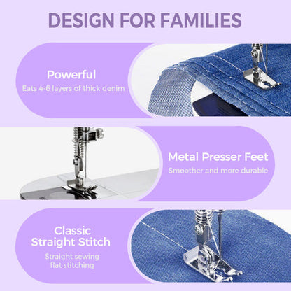 Mini electric sewing machine
