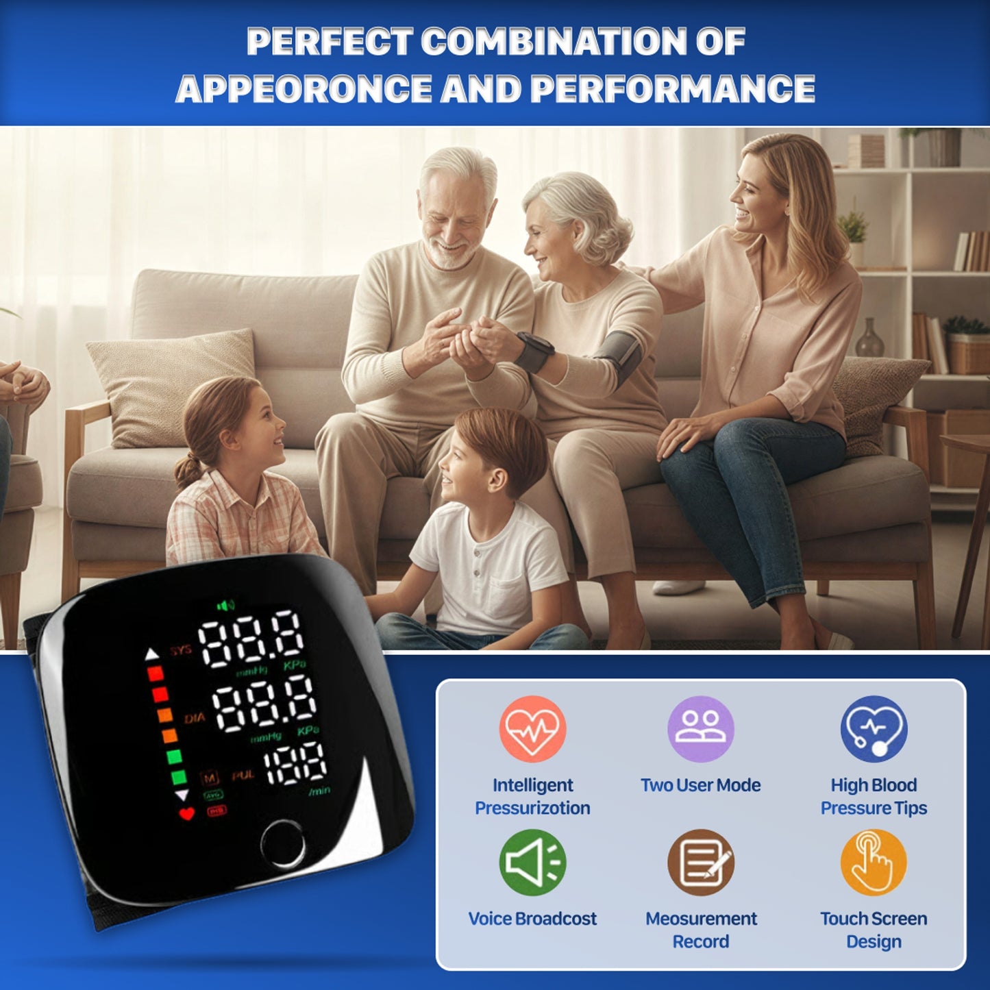 ⚡Wrist Blood Pressure Monitor