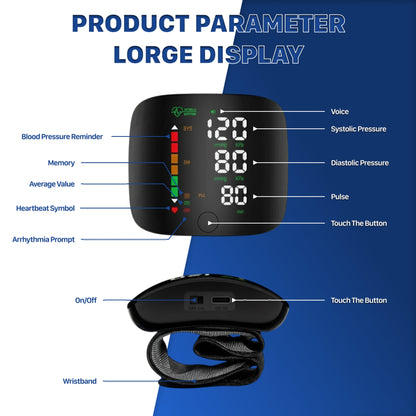 ⚡Wrist Blood Pressure Monitor