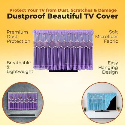 Dustproof Beautiful TV Cover